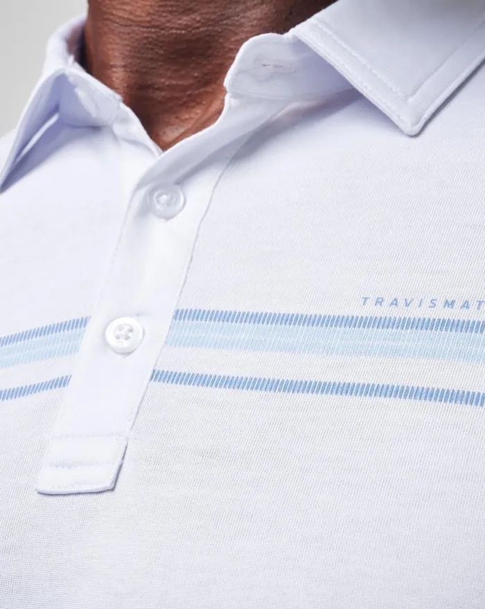 Men DOLPHIN CRUISE POLO White TravisMathew Polos