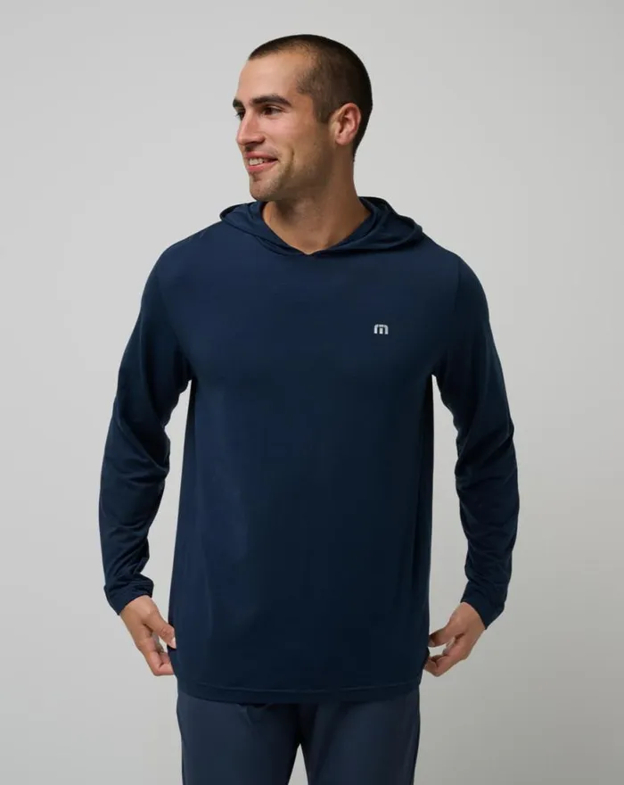 Men DOUBLE TEAM HOODIE Total Eclipse TravisMathew Hoodies and Sweatshirts