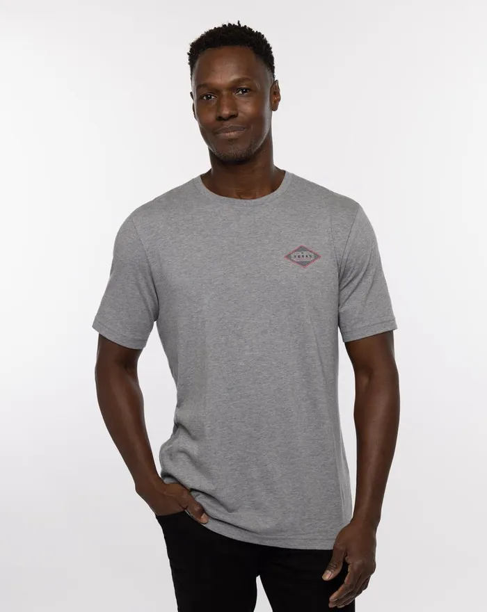 Men ELBOW ROOM TEE Heather Grey TravisMathew Tees