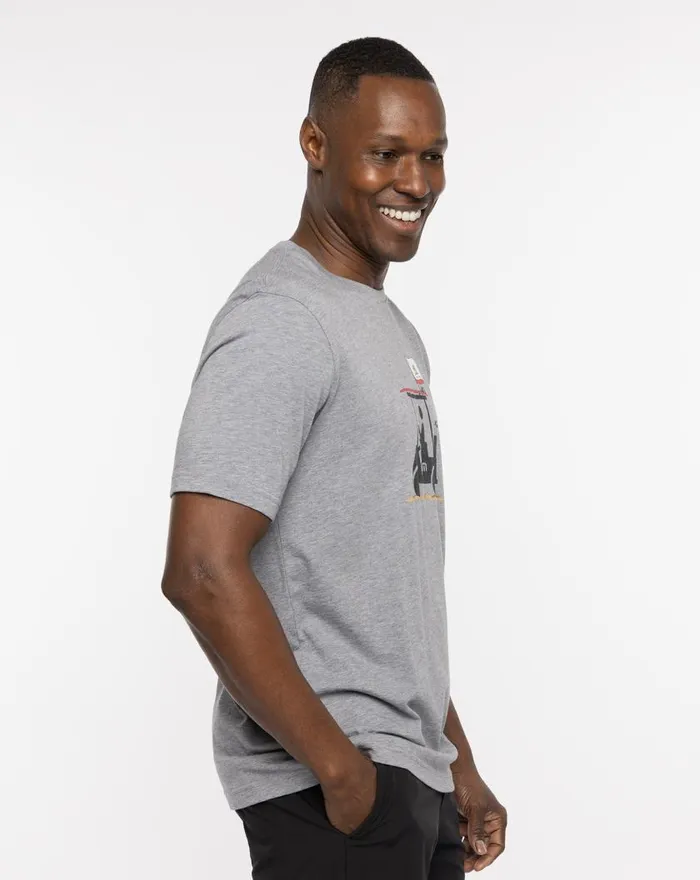 Men EUREKA TEE Heather Grey TravisMathew Tees