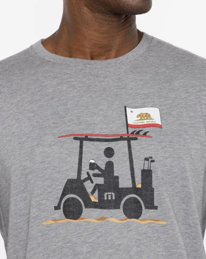 Men EUREKA TEE Heather Grey TravisMathew Tees