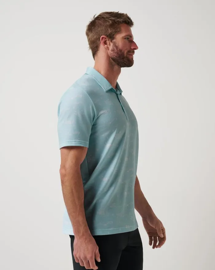 Men FEATHERWEIGHT CITY POLO Cory Blue TravisMathew Polos