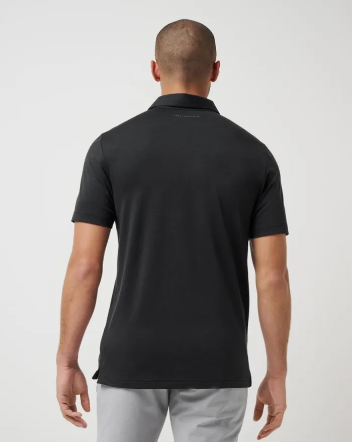 Men FEATHERWEIGHT POLO Black TravisMathew Polos