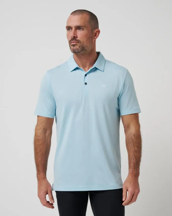 Men FEATHERWEIGHT POLO Cory Blue TravisMathew Polos