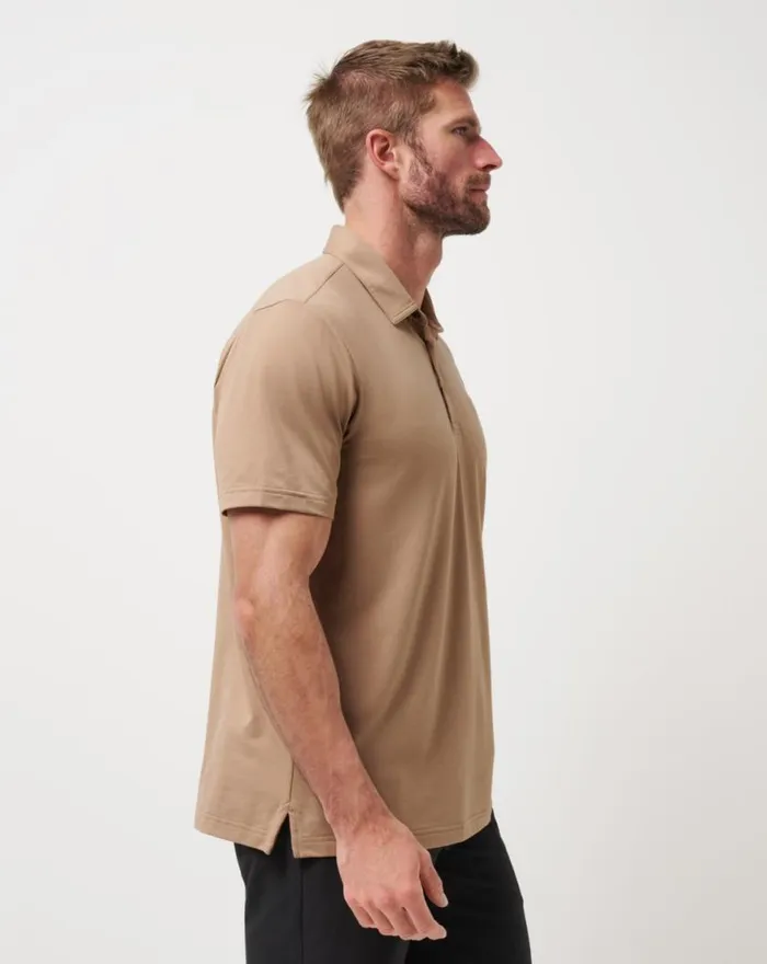 Men FEATHERWEIGHT POLO Portabella TravisMathew Polos