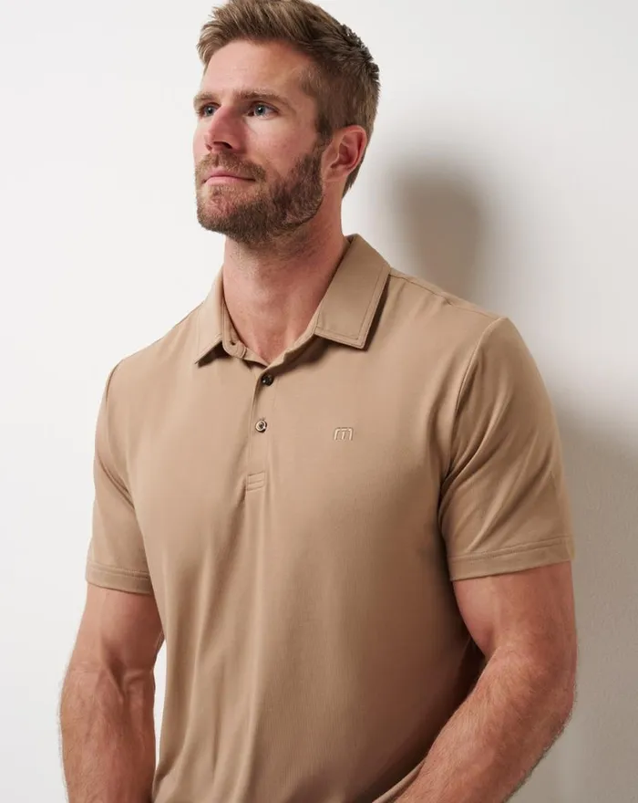 Men FEATHERWEIGHT POLO Portabella TravisMathew Polos