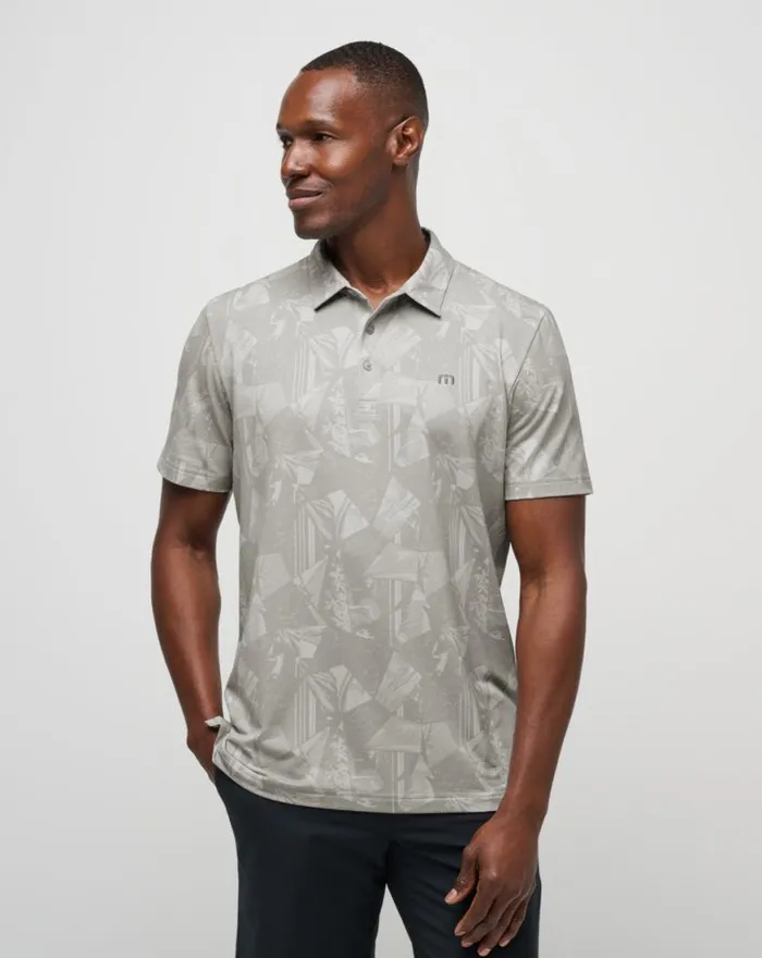 Men FEATHERWEIGHT SHORE POLO Vanilla Ice TravisMathew Polos
