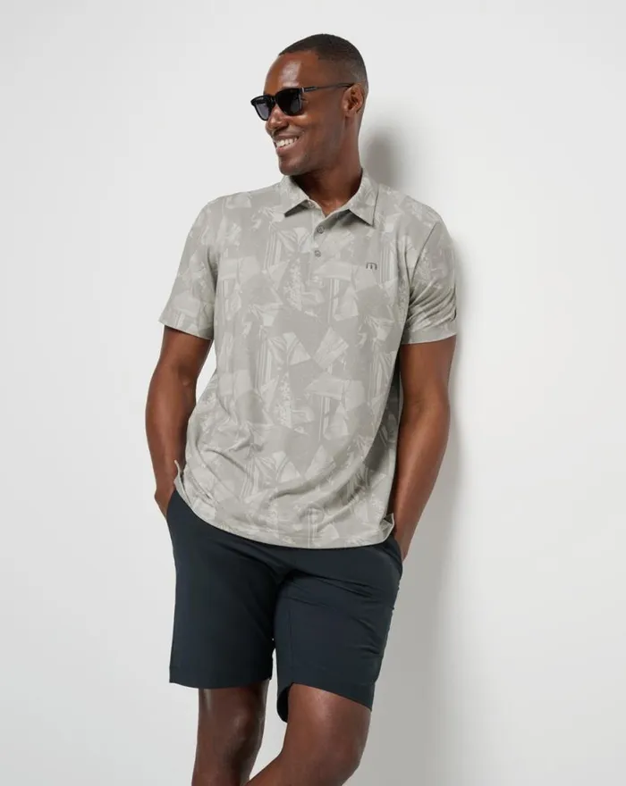 Men FEATHERWEIGHT SHORE POLO Vanilla Ice TravisMathew Polos