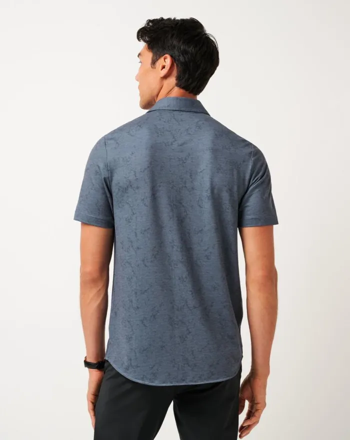 Men FEATHERWEIGHT TIDES BUTTONUP Mood Indigovintage Indigo TravisMathew ButtonUps