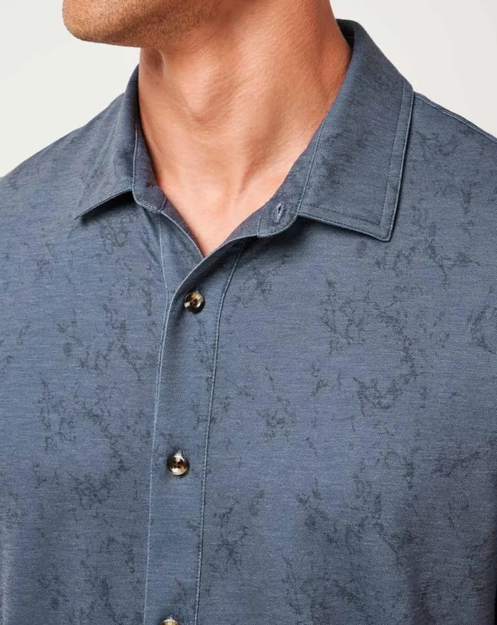 Men FEATHERWEIGHT TIDES BUTTONUP Mood Indigovintage Indigo TravisMathew ButtonUps
