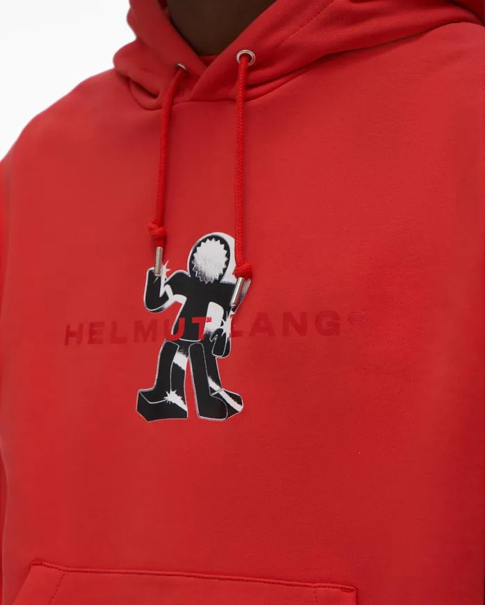 Men Figure Hoodie Flame Helmut Lang Sweatshirts
