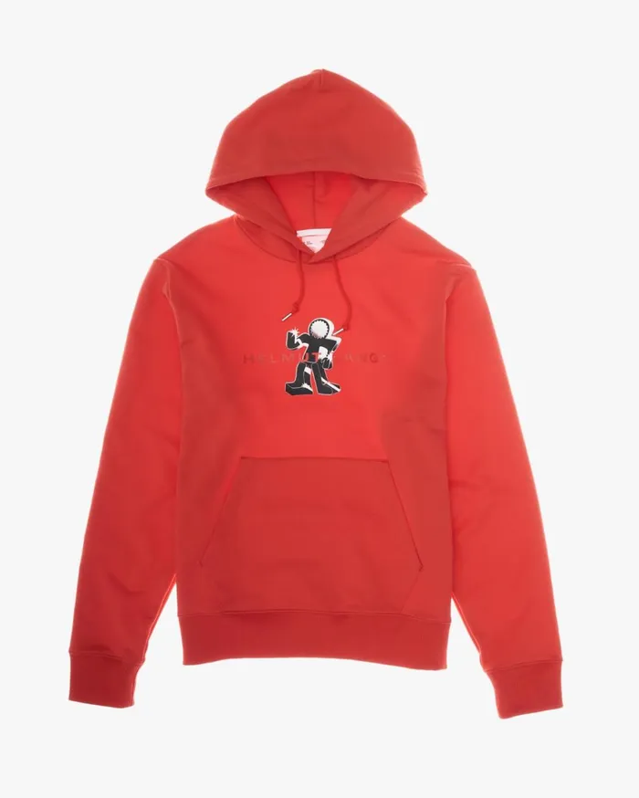 Men Figure Hoodie Flame Helmut Lang Sweatshirts