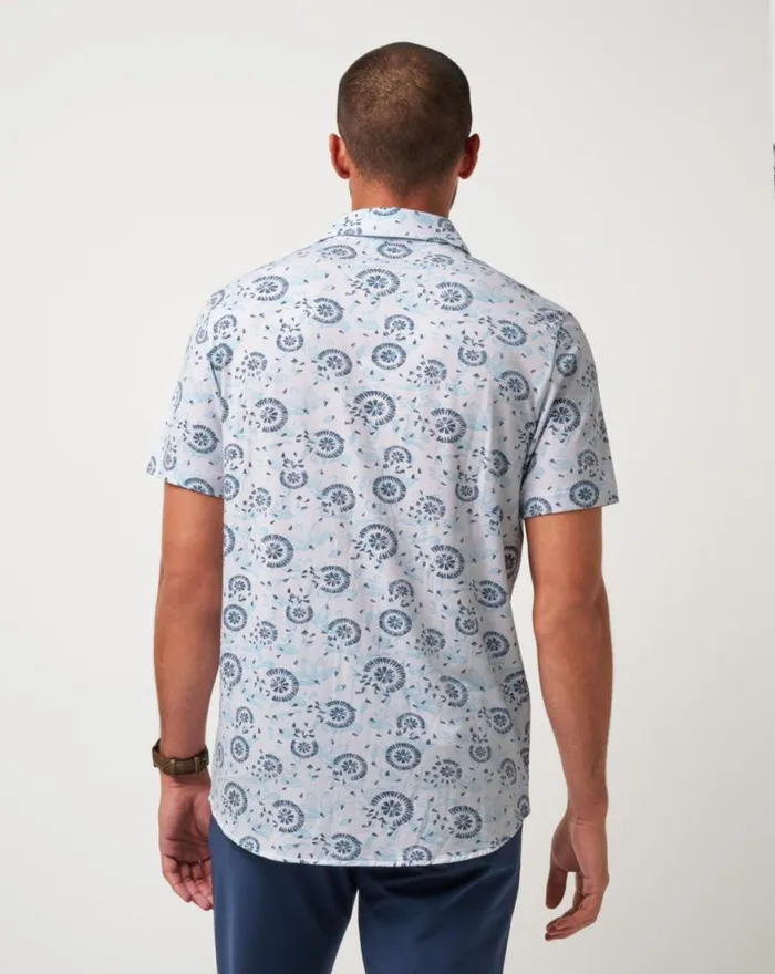 Men FLOURISH BUTTONUP White TravisMathew ButtonUps