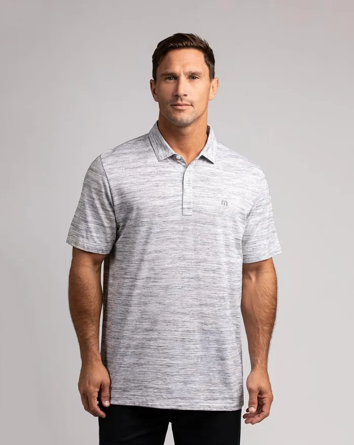 Men FLYING TORTILLA POLO White TravisMathew Polos