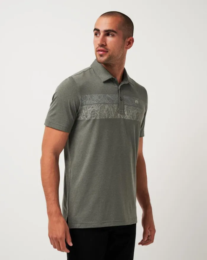 Men FOREST CANYON POLO Dark Olive TravisMathew Polos