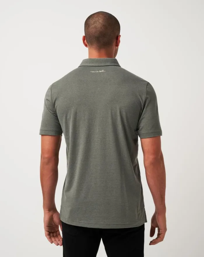 Men FOREST CANYON POLO Dark Olive TravisMathew Polos