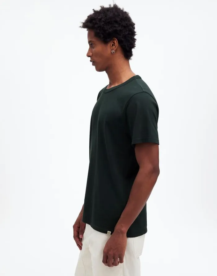 Men GarmentDyed Allday Crewneck Tee Bottle Green Madewell Tees