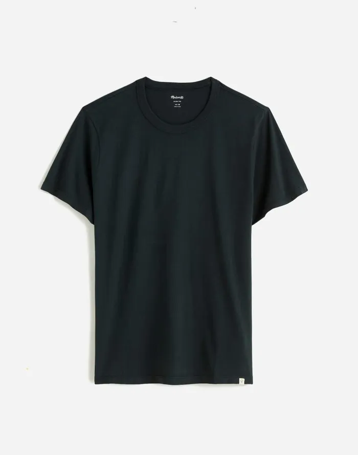 Men GarmentDyed Allday Crewneck Tee Bottle Green Madewell Tees