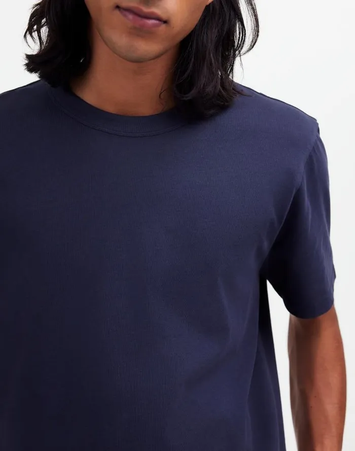 Men GarmentDyed Allday Crewneck Tee Twilight Madewell Tees