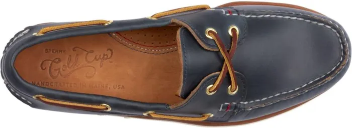 Men Gold Cup Authentic Original Handcrafted In Maine Boat Shoe Navy Sperry Boots Men Gold Cup Authentic Original Handcrafted In Maine Boat Shoe Navy Sperry Boots