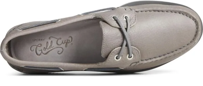 Men Gold Cup Authentic Original Tumbled Boat Shoe Grey Sperry Boat Shoes Men Gold Cup Authentic Original Tumbled Boat Shoe Grey Sperry Boat Shoes