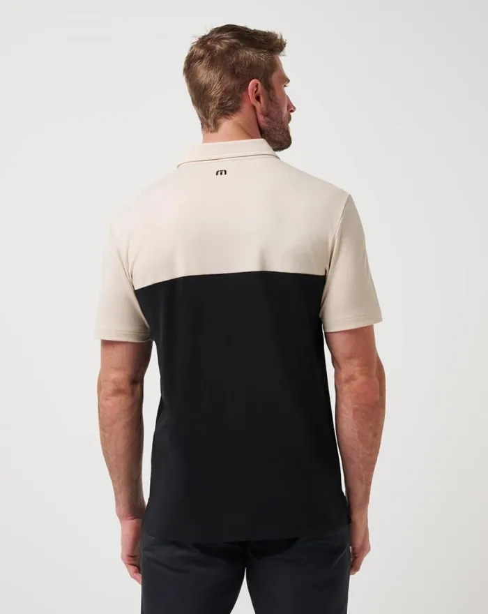 Men HANG GLIDE POLO Italian Sand TravisMathew Polos