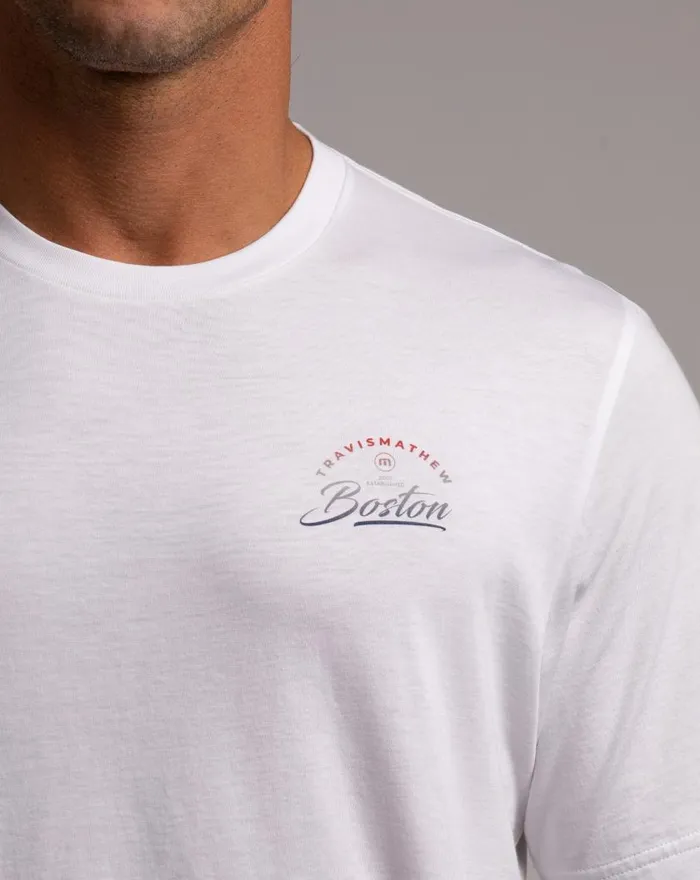 Men HARVARD SQUARE TEE White TravisMathew Tees
