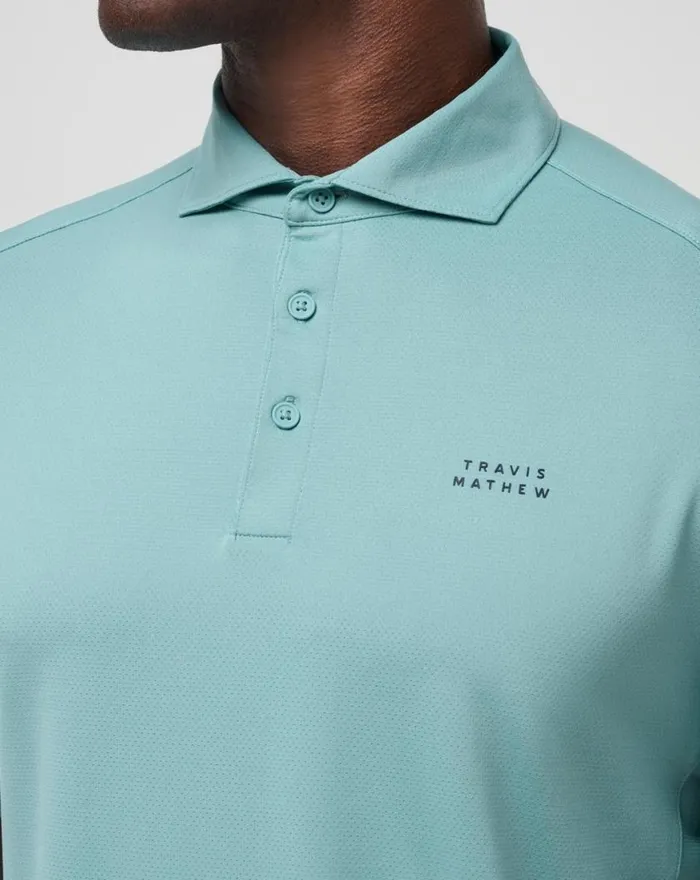 Men HEATER PRO POLO Cameo TravisMathew Polos