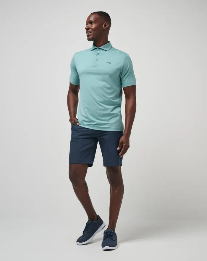 Men HEATER PRO POLO Cameo TravisMathew Polos