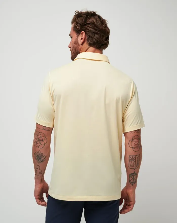 Men HEATER PRO POLO French Vanilla TravisMathew Polos