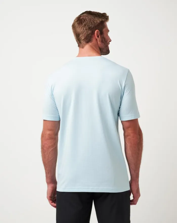 Men HEATER TEE Cory Blue TravisMathew Tees