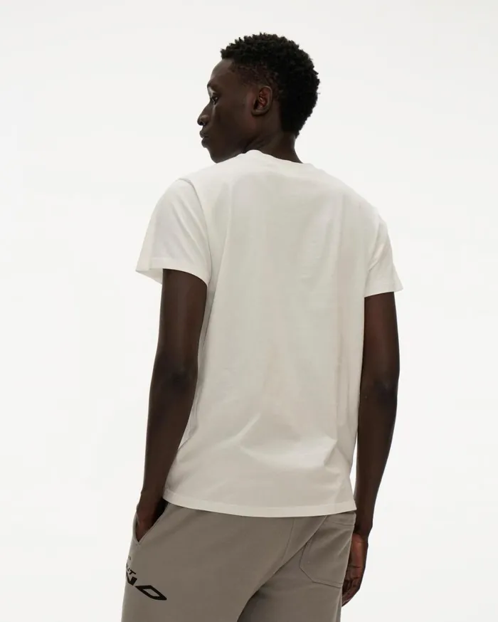 Men Helmut Land Small Mascot Standard Tee Chalk White Helmut Lang TShirts
