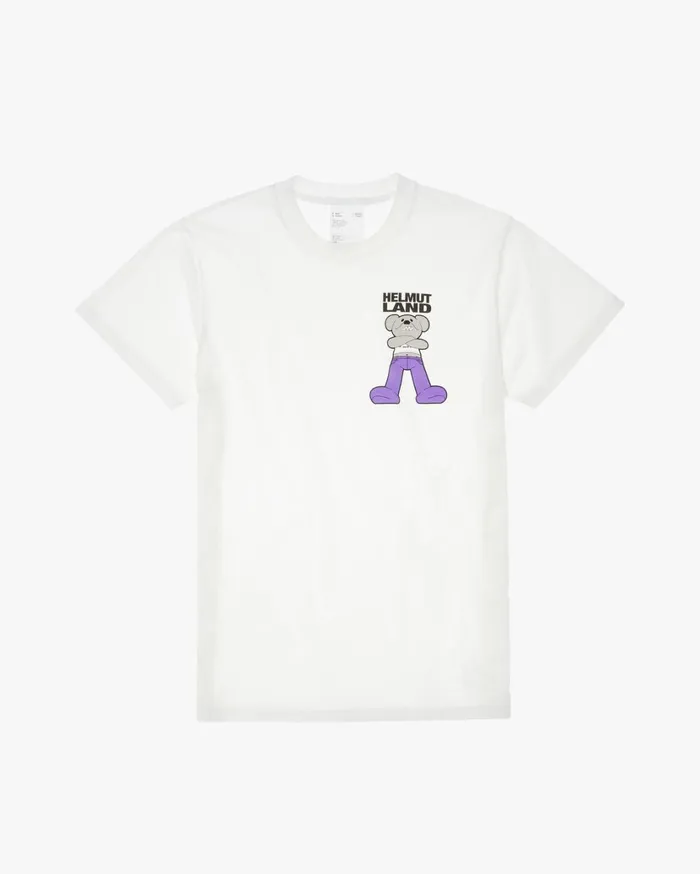 Men Helmut Land Small Mascot Standard Tee Chalk White Helmut Lang TShirts