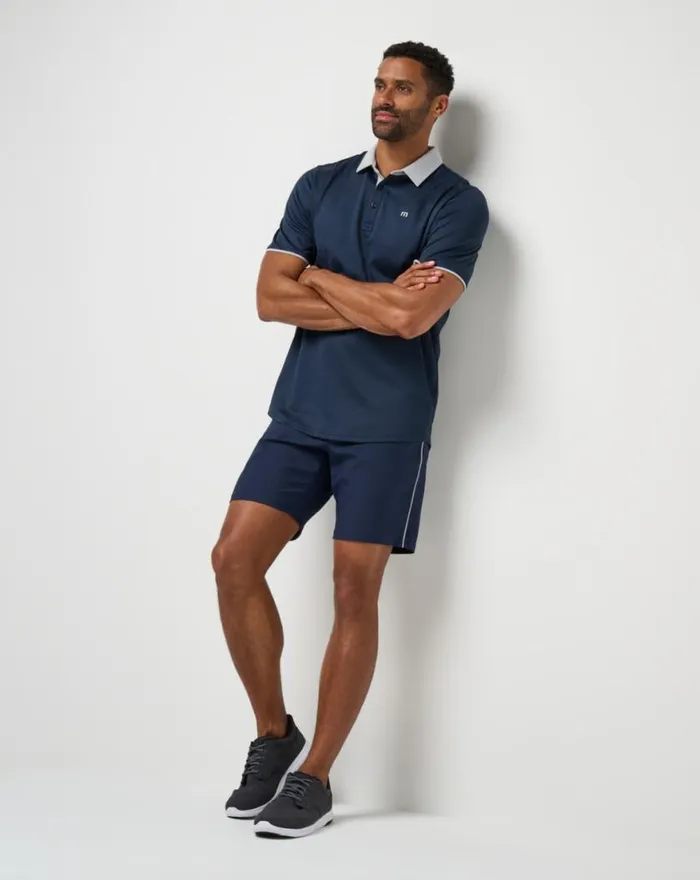 Men HOME GAME POLO Total Eclipse TravisMathew Polos
