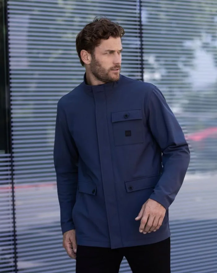 Men HORIZON JACKET Mood Indigo TravisMathew Jackets