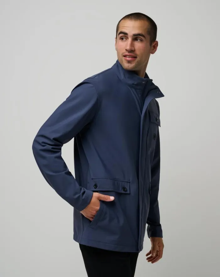Men HORIZON JACKET Mood Indigo TravisMathew Jackets