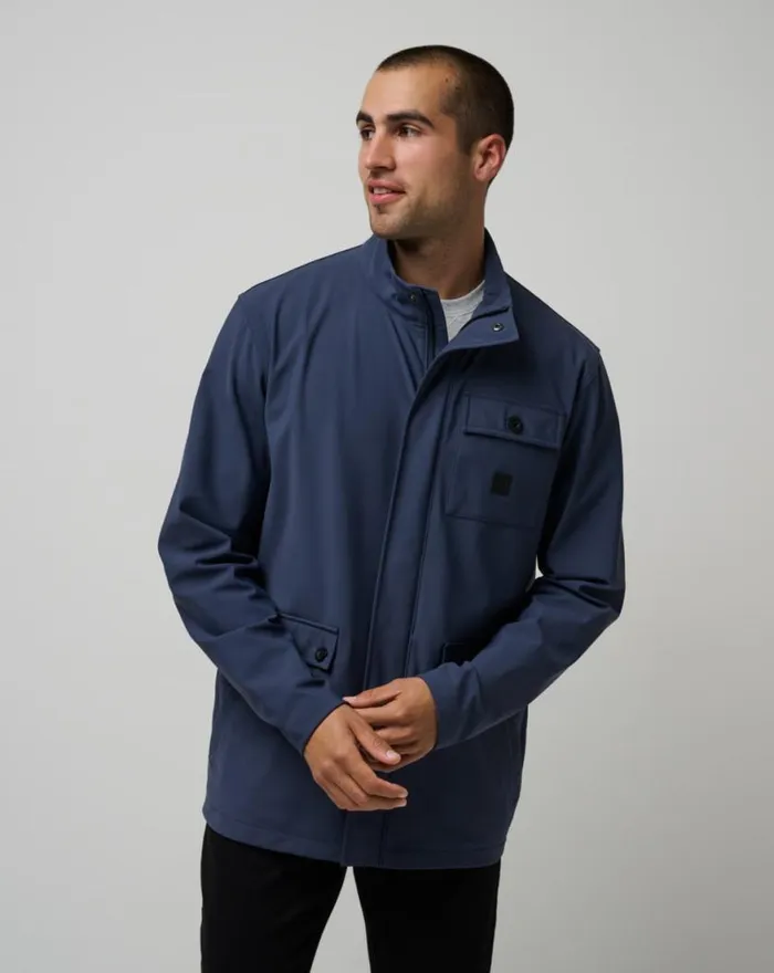 Men HORIZON JACKET Mood Indigo TravisMathew Jackets