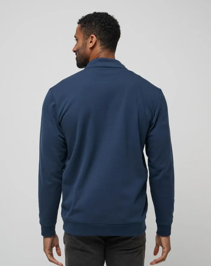 Men HOTEL HOPPER QUARTER ZIP Total Eclipse TravisMathew Quarter Zips