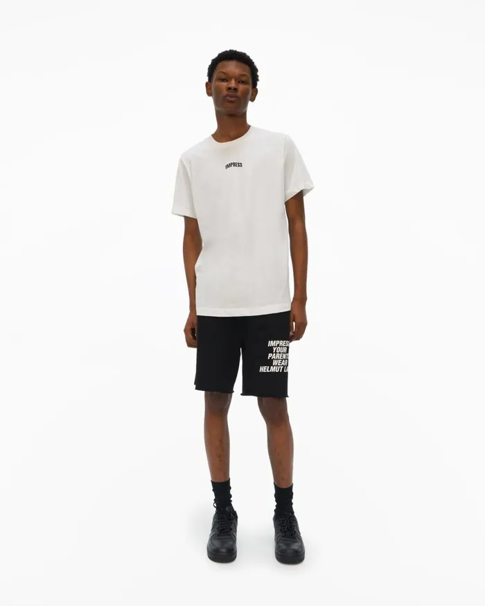 Men Impress Tee Chalk White Helmut Lang TShirts