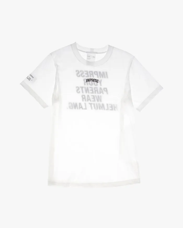 Men Impress Tee Chalk White Helmut Lang TShirts