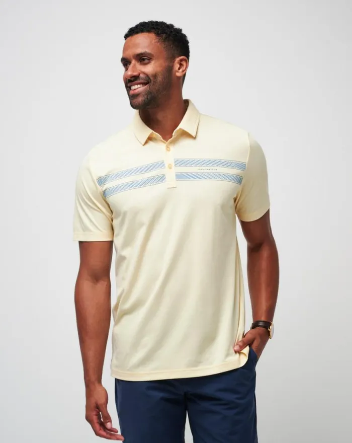 Men JETTY JUMPER POLO French Vanilla TravisMathew Polos