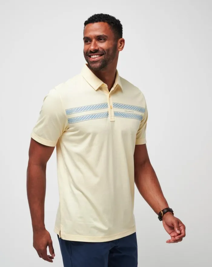 Men JETTY JUMPER POLO French Vanilla TravisMathew Polos