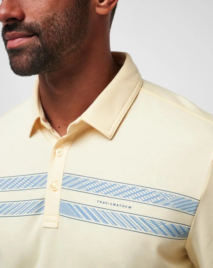 Men JETTY JUMPER POLO French Vanilla TravisMathew Polos