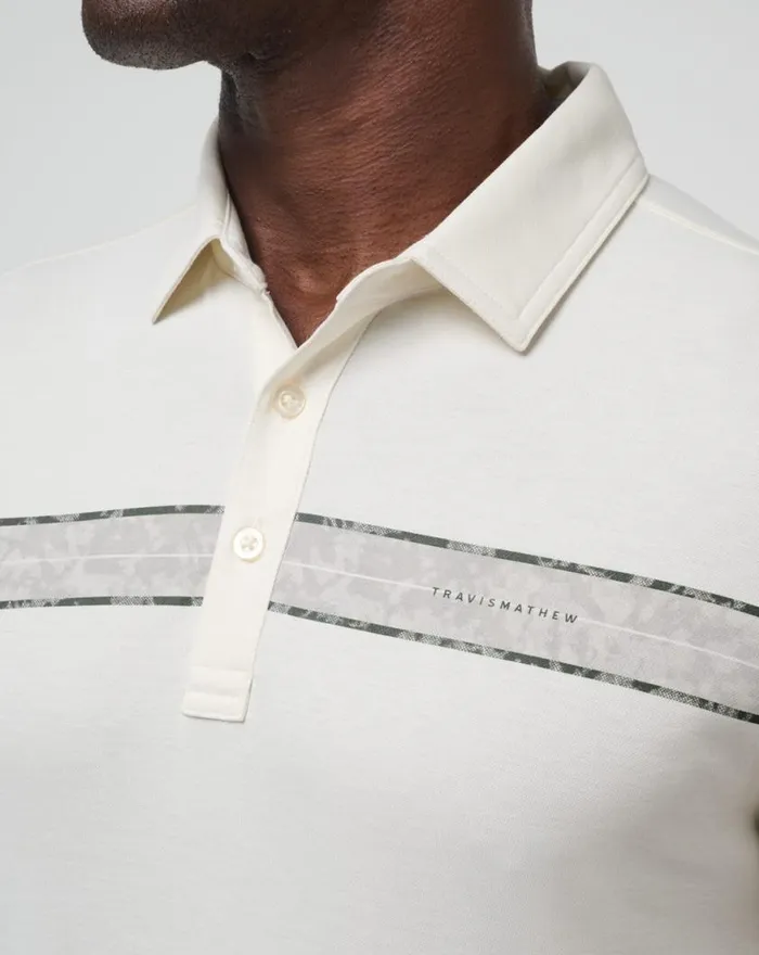 Men KAYAK CRUISE POLO Vanilla Ice TravisMathew Polos