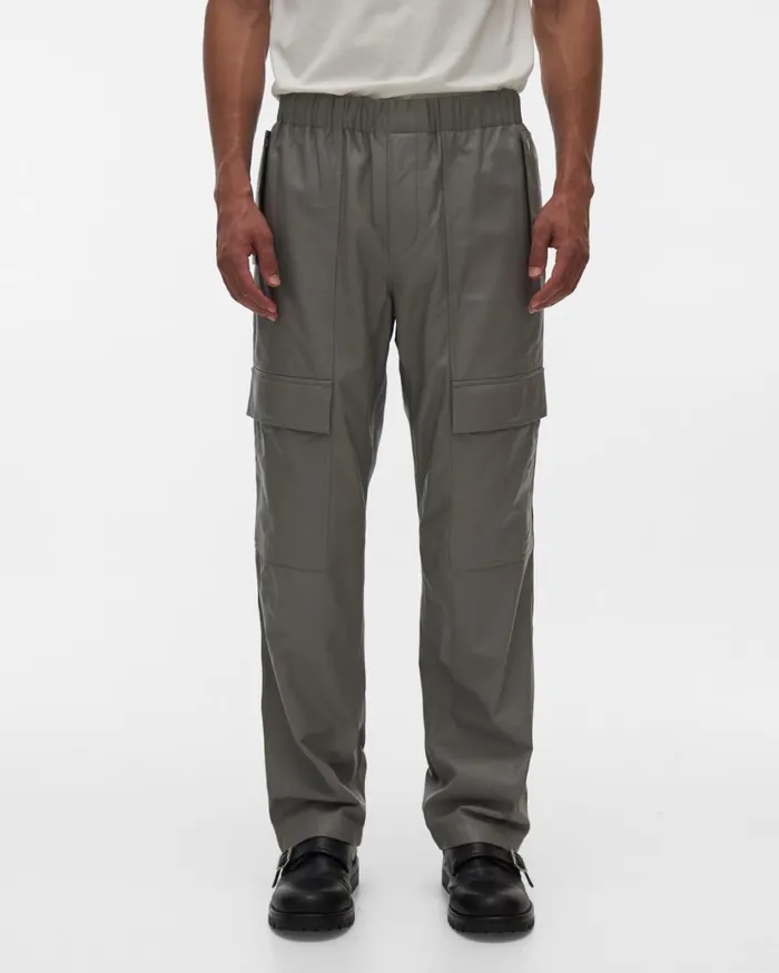 Men Leather Utility Pant Sartorial Steel Helmut Lang Pants