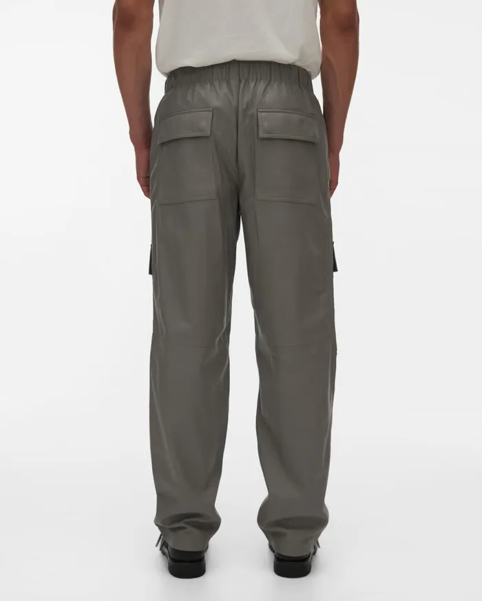 Men Leather Utility Pant Sartorial Steel Helmut Lang Pants