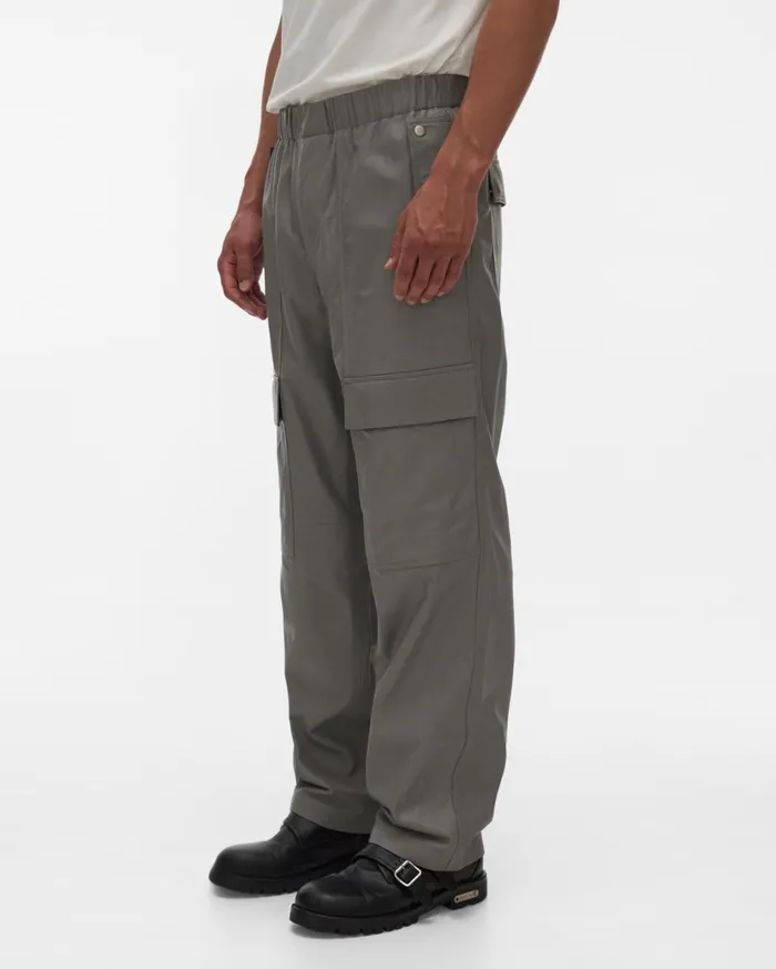 Men Leather Utility Pant Sartorial Steel Helmut Lang Pants