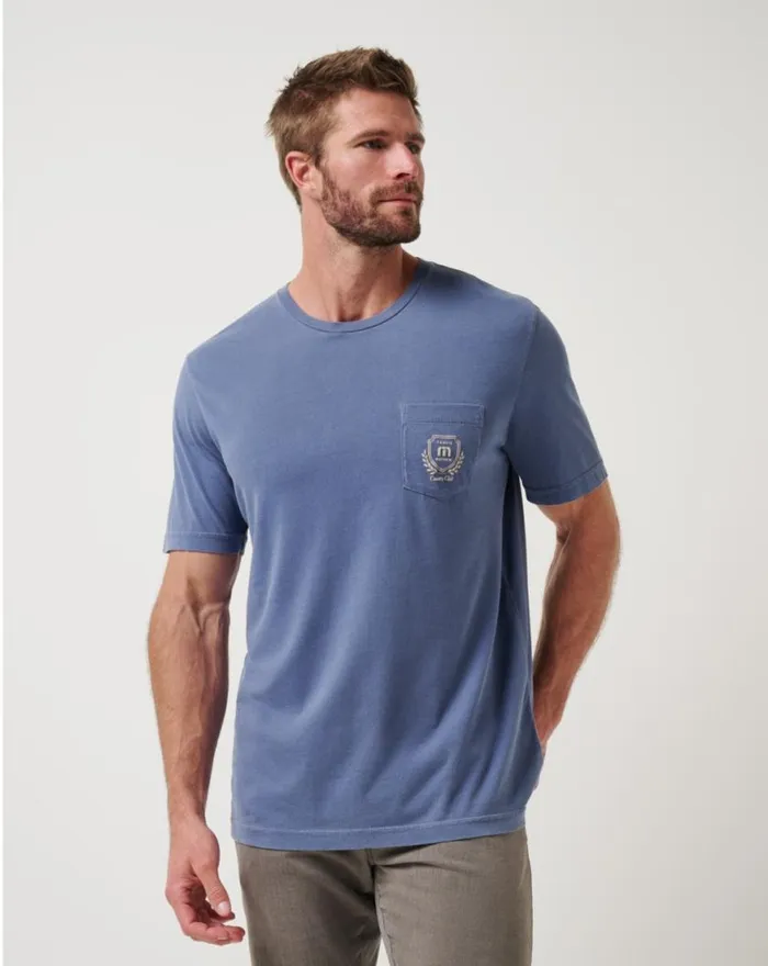 Men LOCAL FAVORITE 20 TEE Vintage Indigo TravisMathew Tees