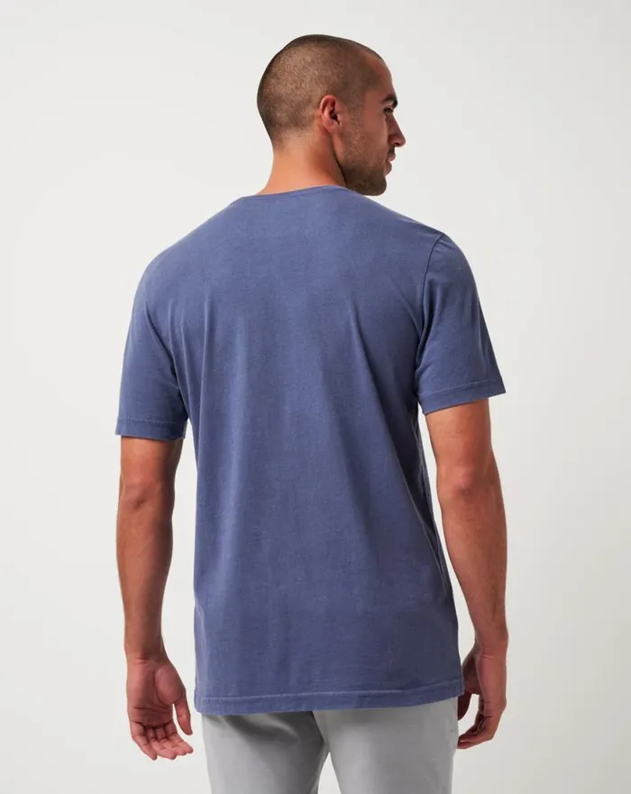Men LOCAL FAVORITE TEE Vintage Indigo TravisMathew Tees