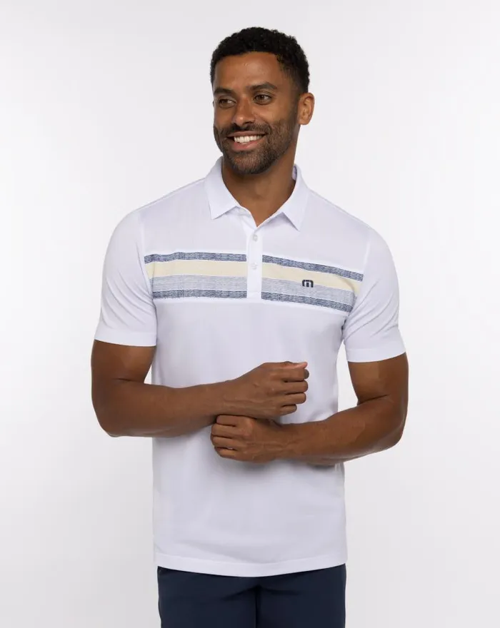 Men LOS CABOS POLO White TravisMathew Polos